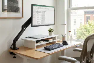 Best Monitor Arms and Risers for Small Desks (2026)