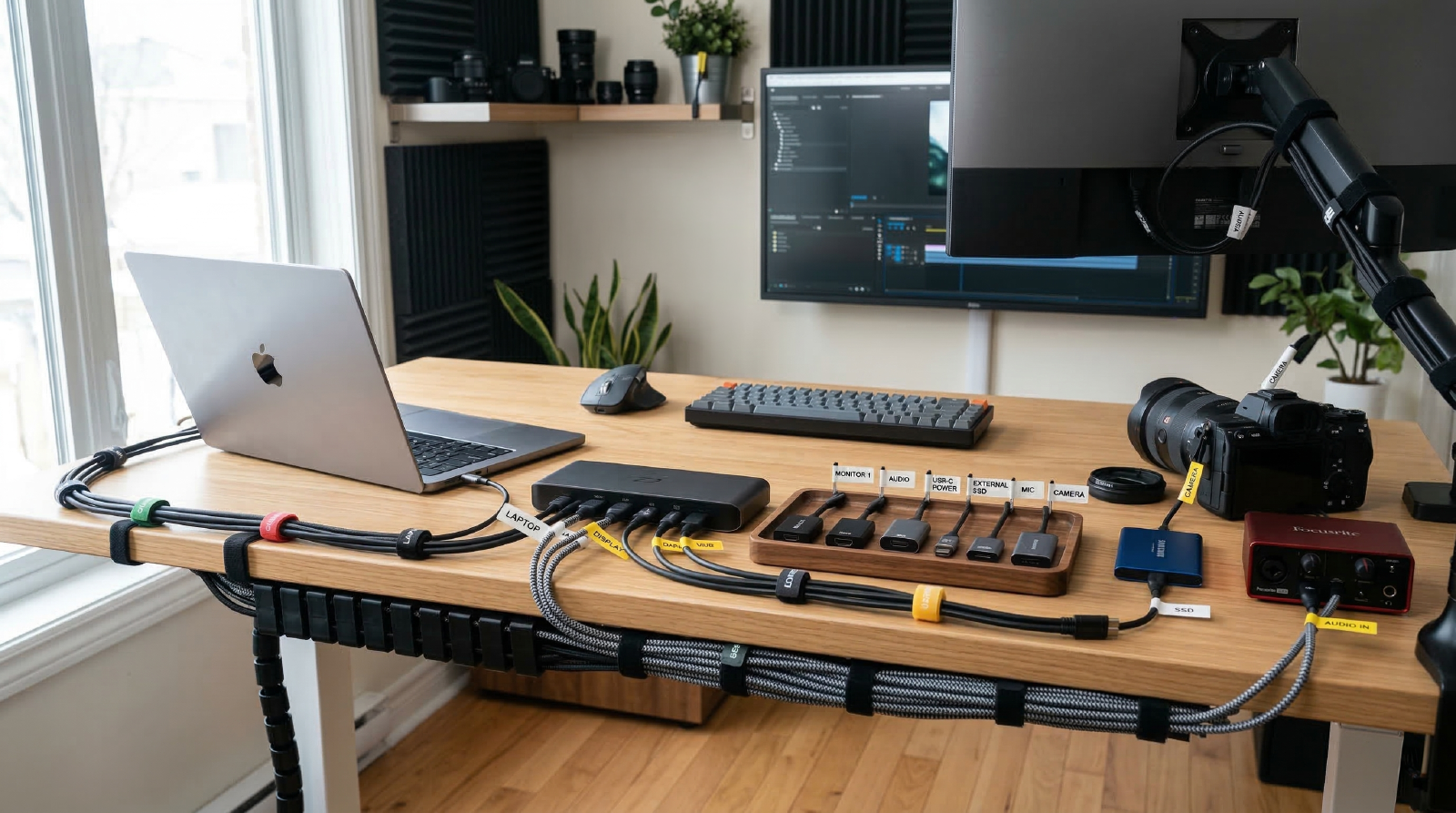 Cable Management for Frequent Gear Swaps