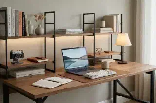 Desk Shelf Systems That Don’t Look Gamer