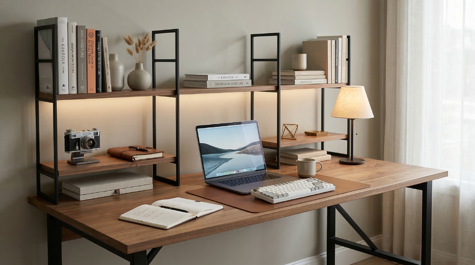Desk Shelf Systems That Don’t Look Gamer