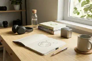 Eclipse/Earth Day: Sustainable Desk Swaps + Road-Trip Audio