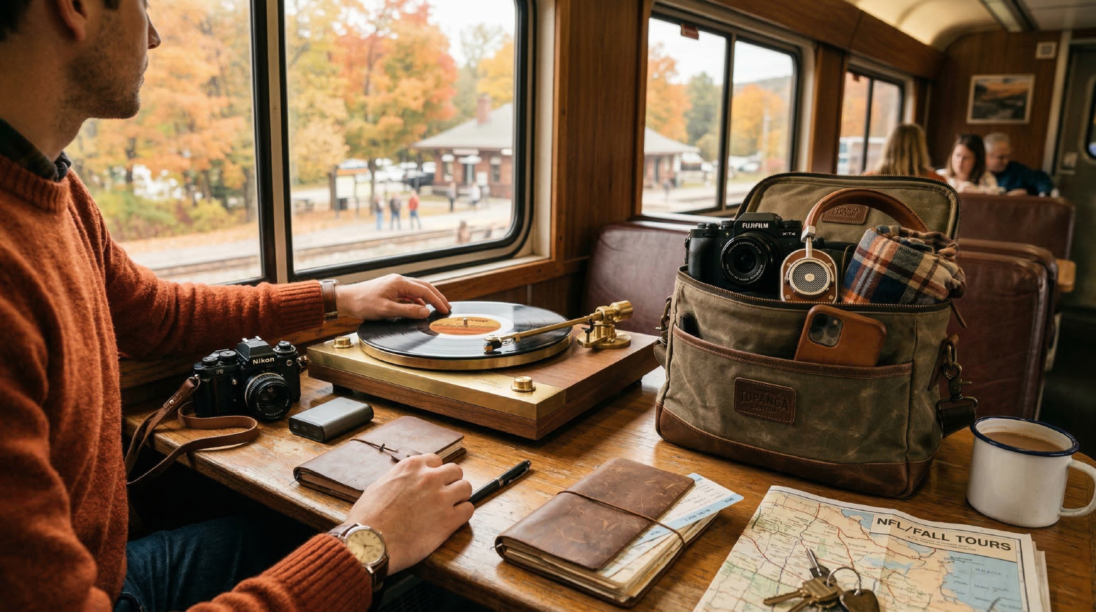 Fall Tours/NFL: Retro-Cool Tech + Travel Capsule