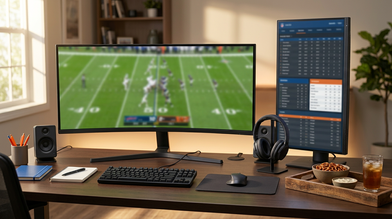 Best Game-Day Desk Setup for Football Fans
