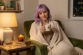 Holiday Wind-Down in a Small Space