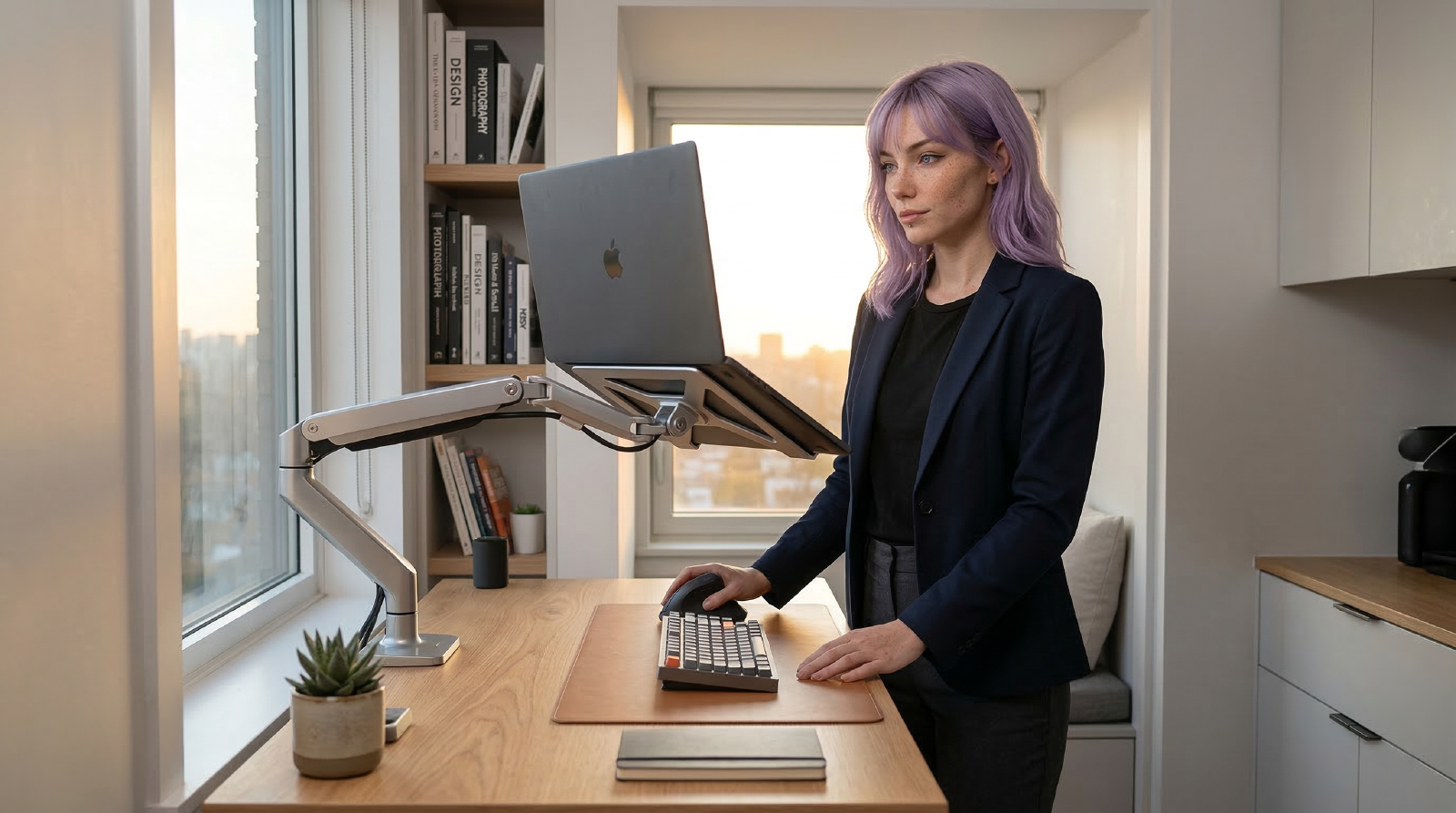 Laptop Stands for Tall People in Tiny Spaces