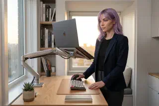 Laptop Stands for Tall People in Tiny Spaces