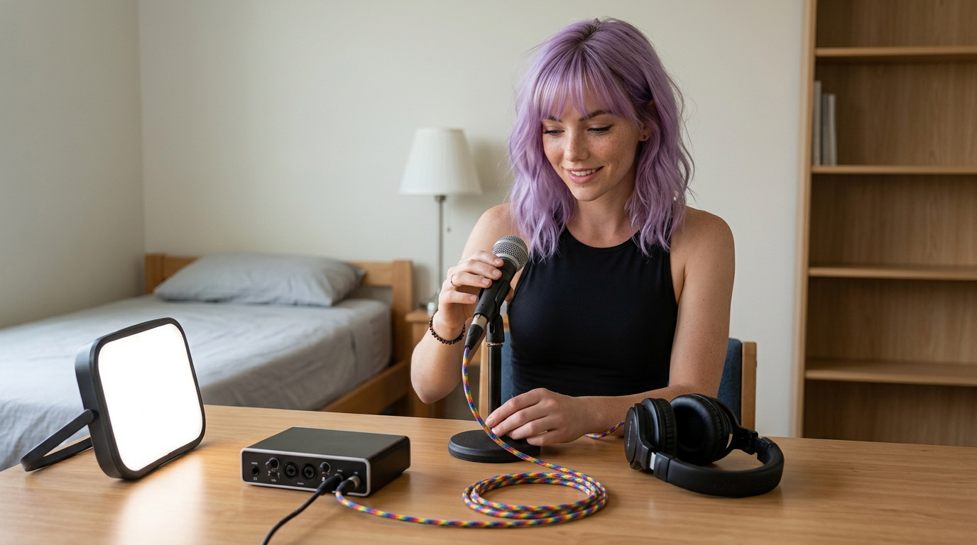 Pride/Touring: Portable Podcast Kit + Safe-Space Vibe