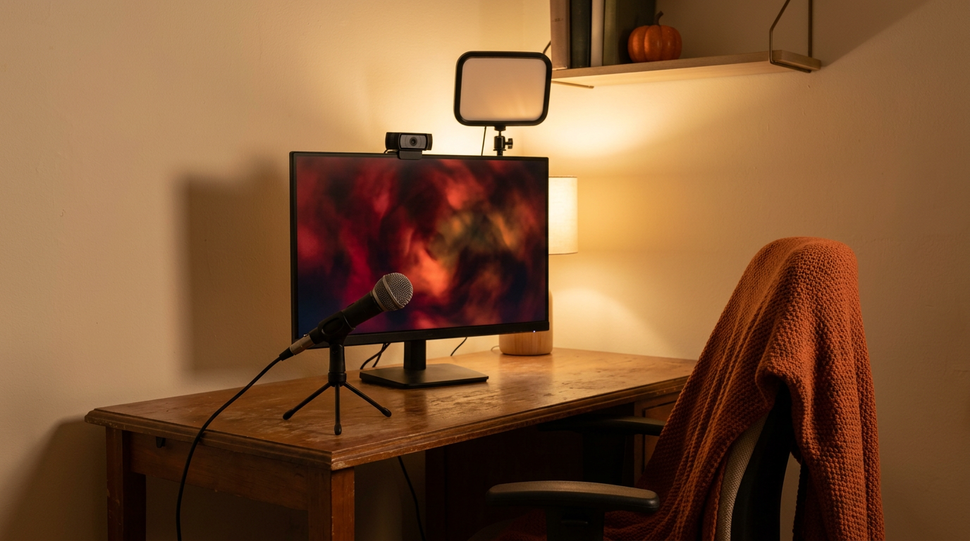 Spooky-Cozy Streaming: Budget Rig + Horror Nights