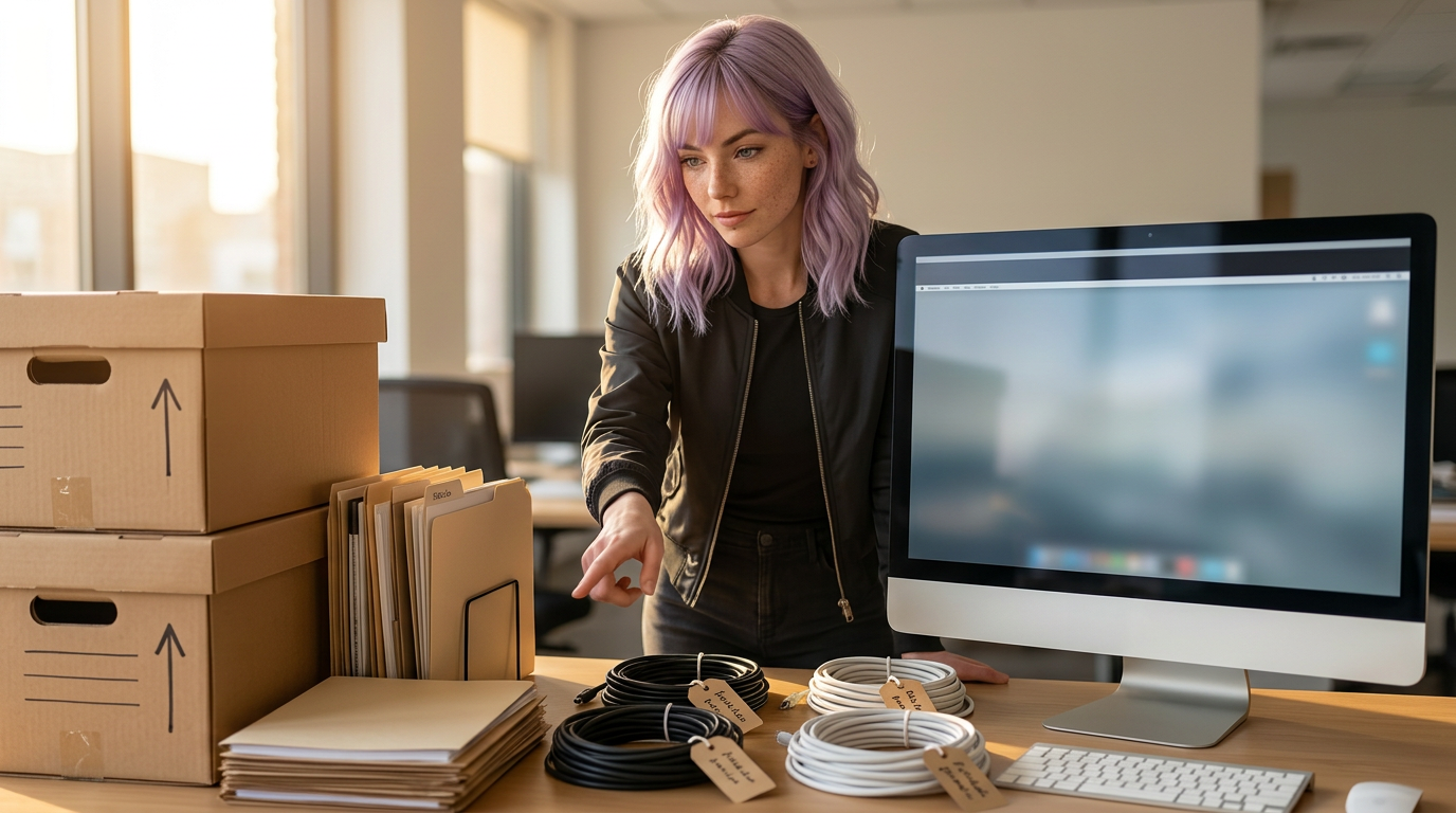 Year-End Workspace Handoff: Archive, Label, and Reboot Your Desk