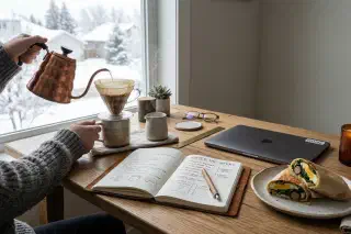 Winter Coffee + Wrap: Pour-Over Rituals and What Shipped